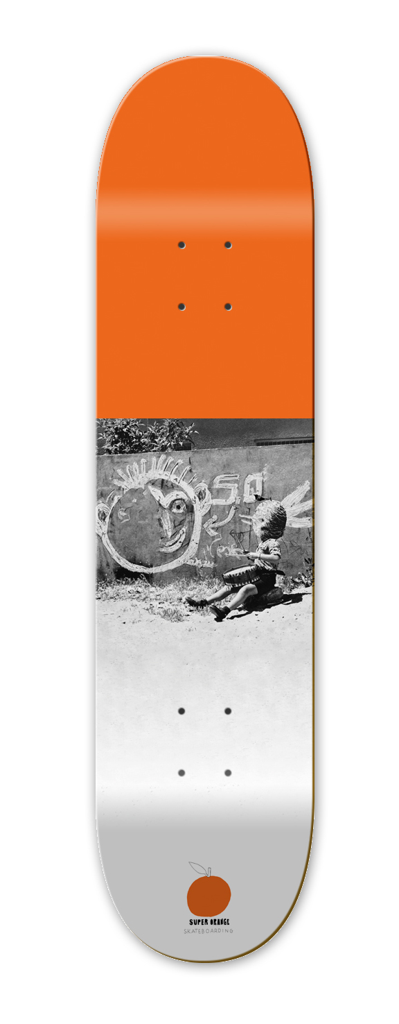 Super orange skateboards
